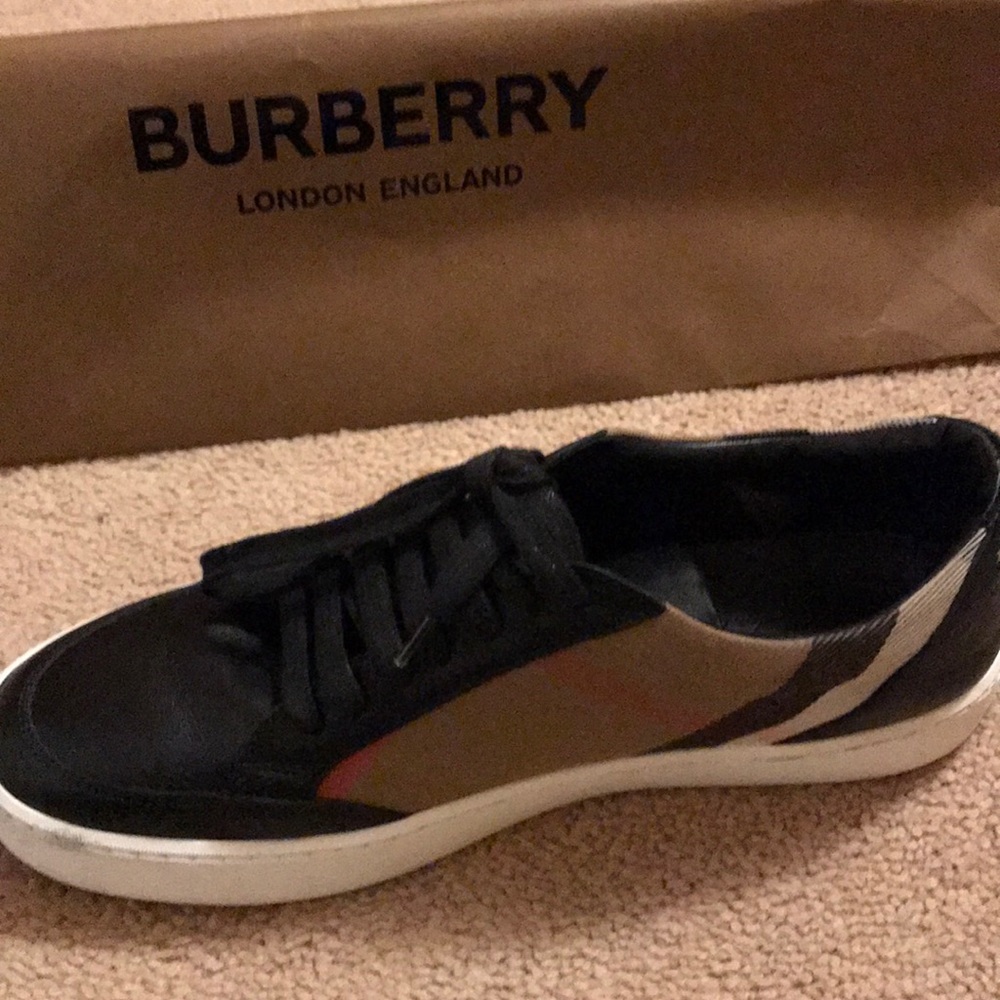 Authentic Burberry tennis shoes